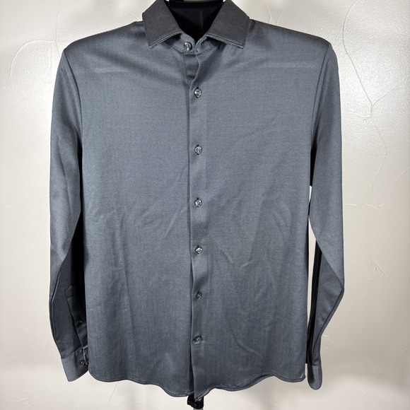 Hart Schaffner Marx Other - Hart Schaffner Marx Men's Small Long Sleeve Button Down Shirt QUALITY Gray